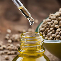 100% COLD-PRESSED HEMP SEED OIL