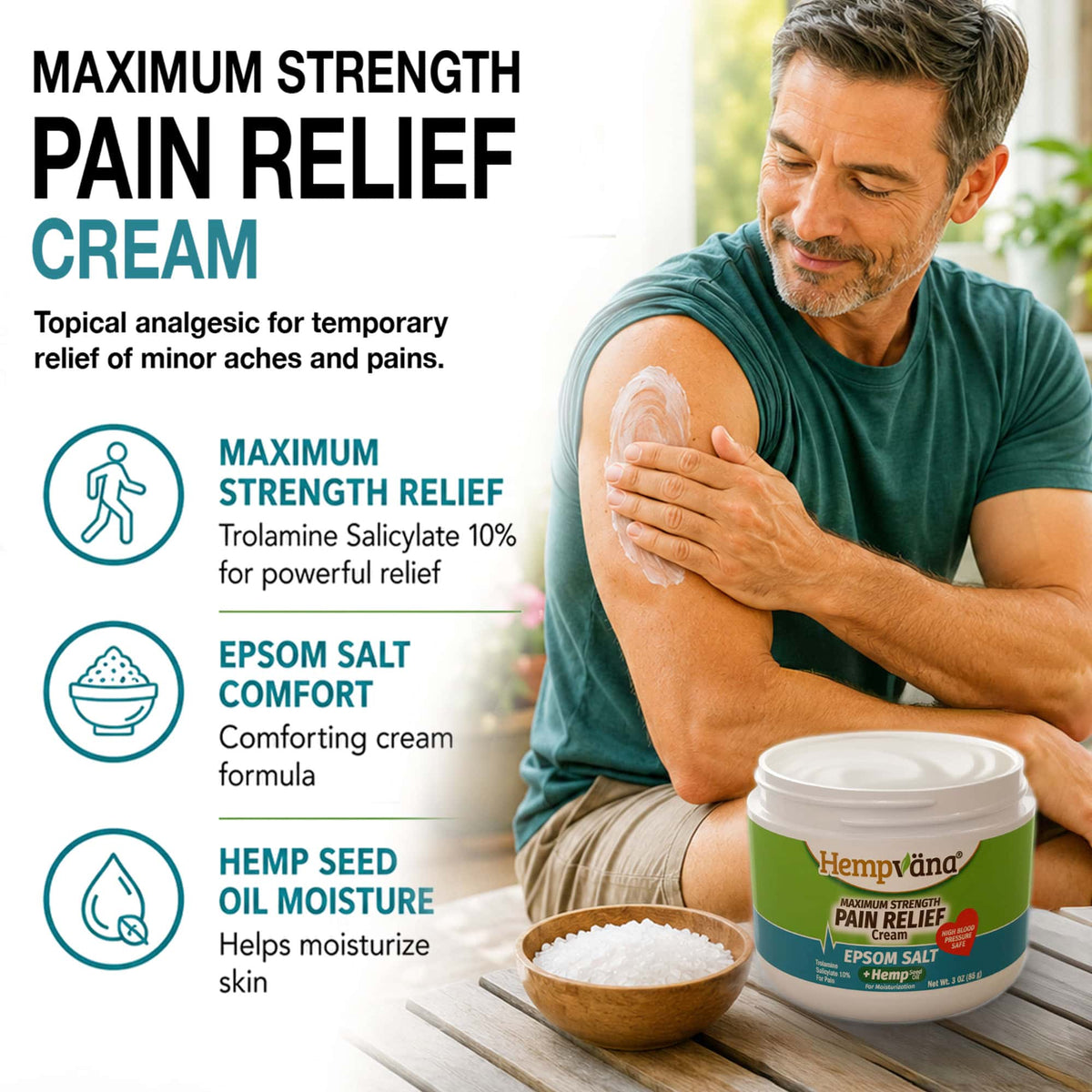 Epsom Salt Pain Relief Cream