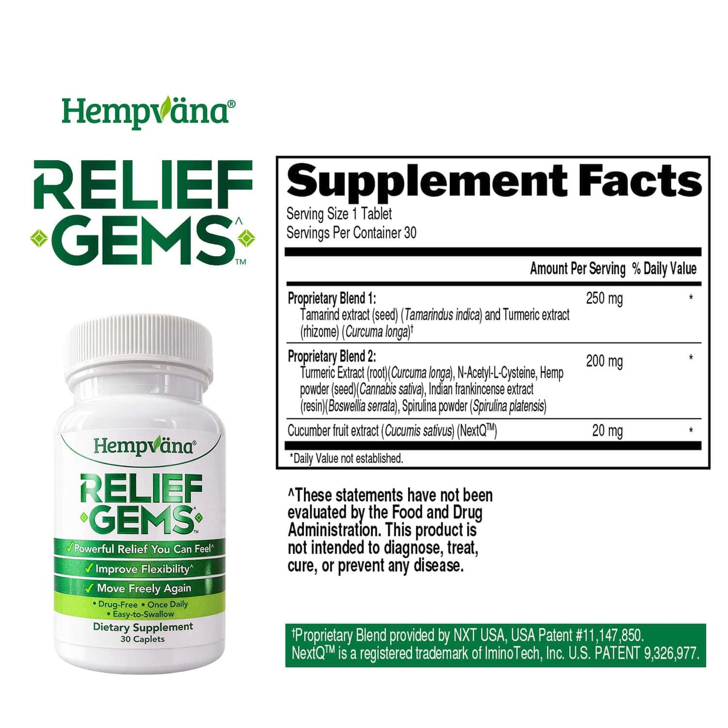 Hempvana Relief Gems