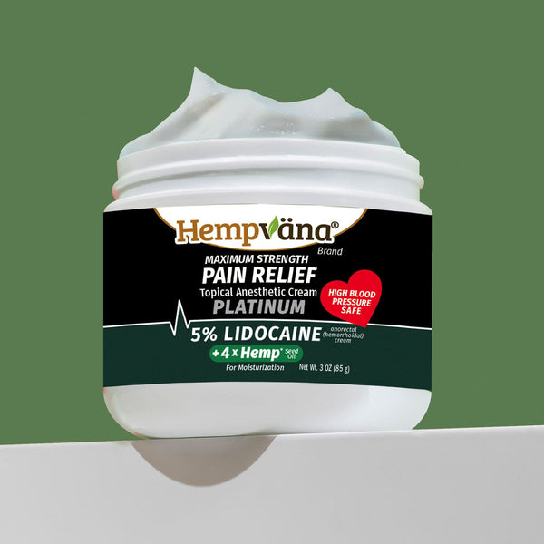 Platinum 5% Lidocaine Anorectal Pain Relief Cream – Hempvana