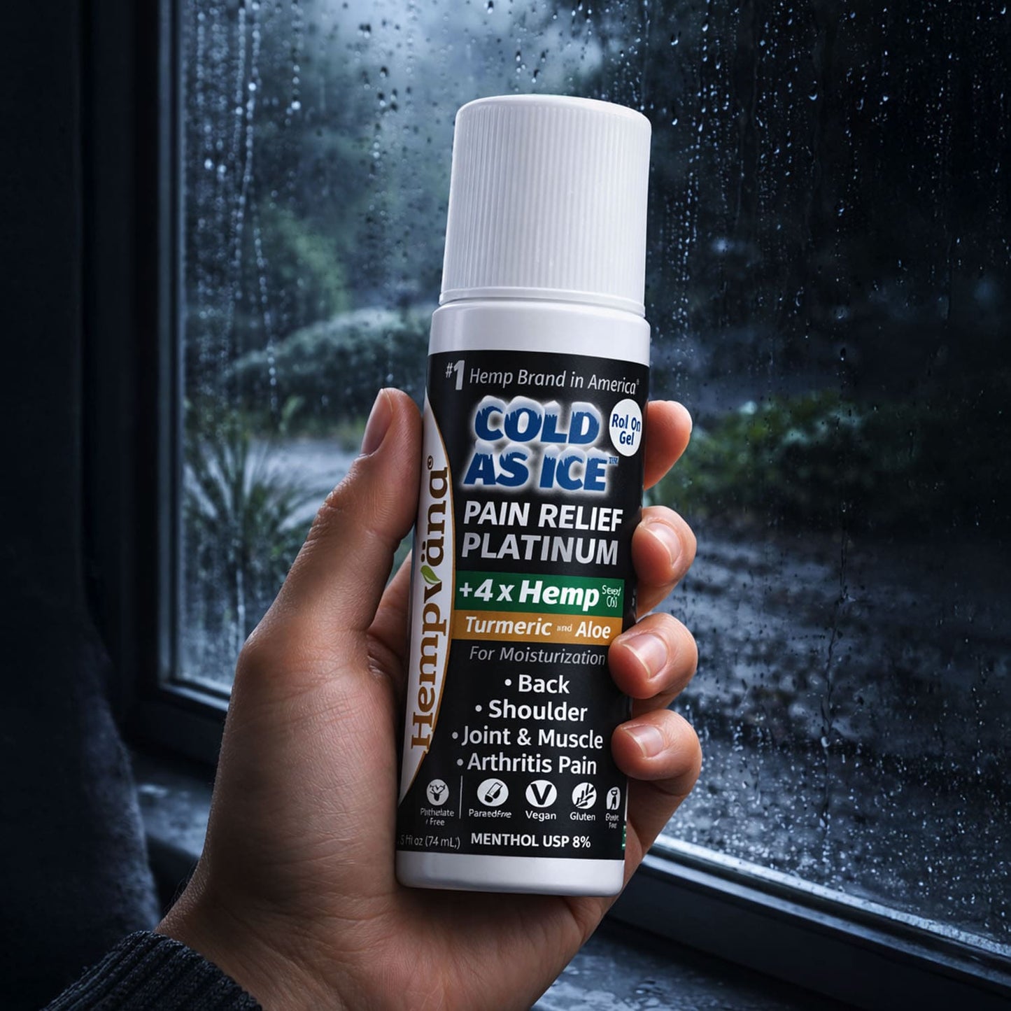 Platinum Cold As Ice Pain Relief Roll On