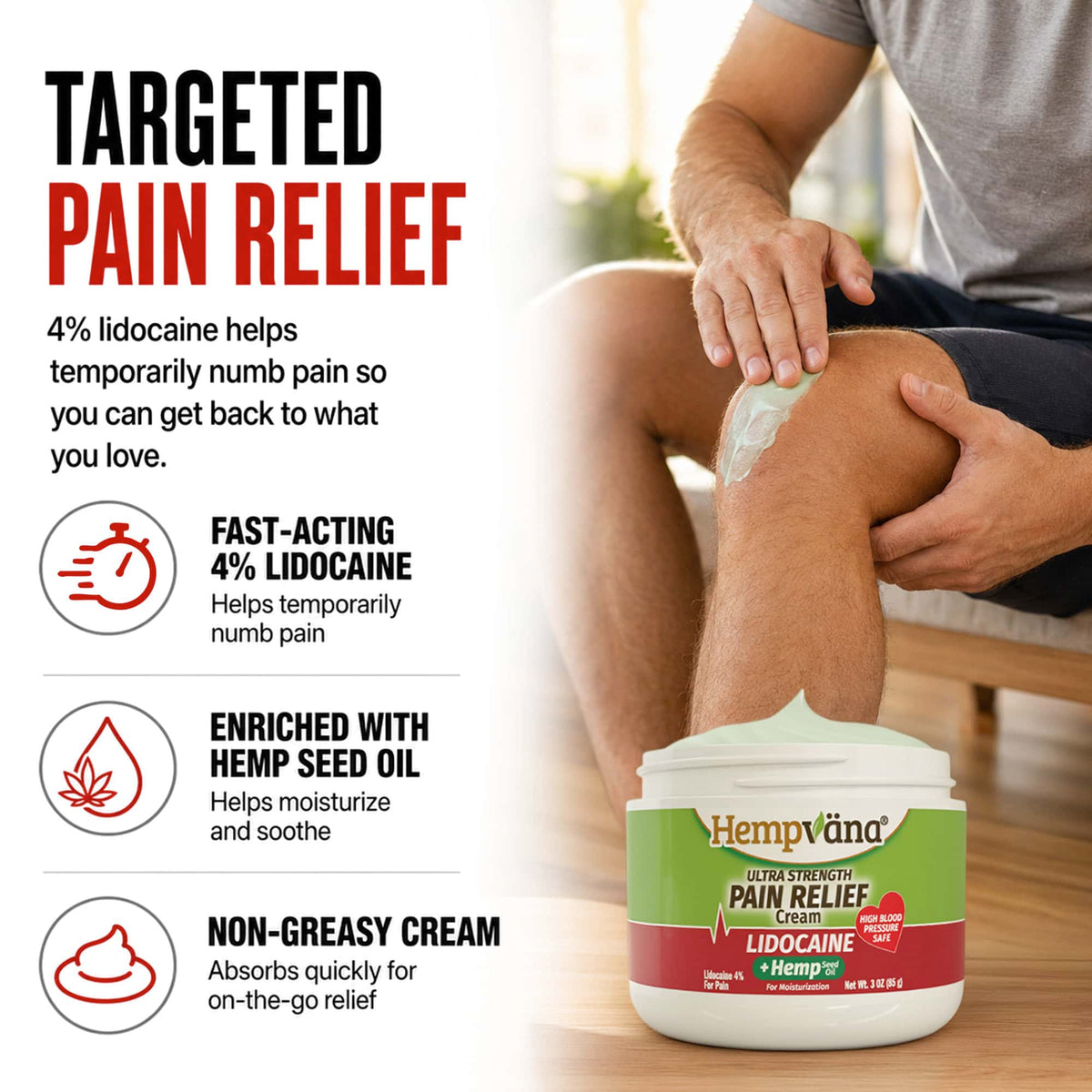 Lidocaine Pain Relief Cream