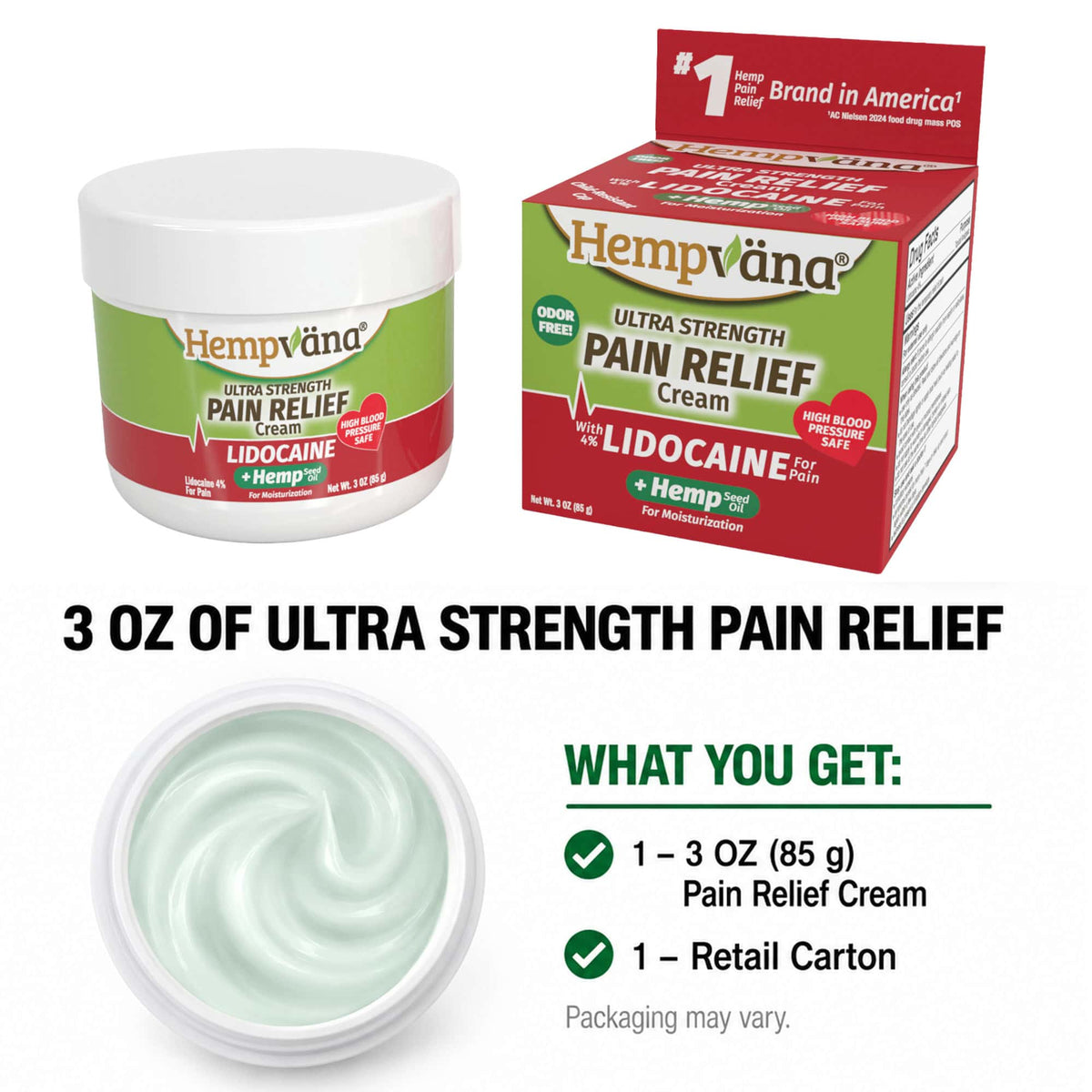 Lidocaine Pain Relief Cream