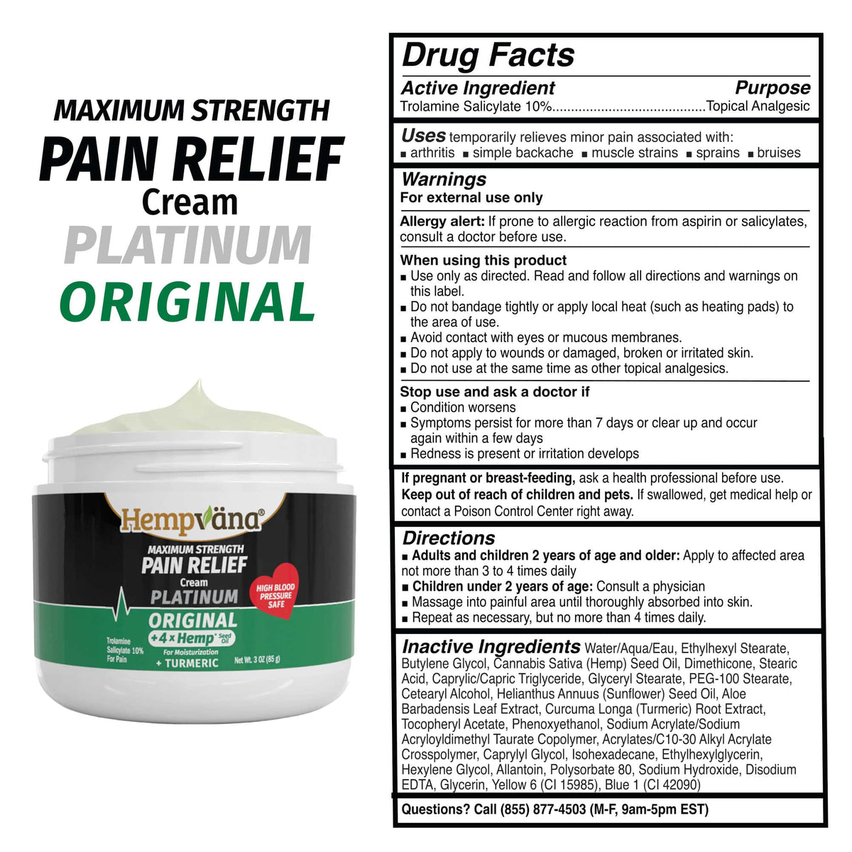 Platinum Pain Relief Cream