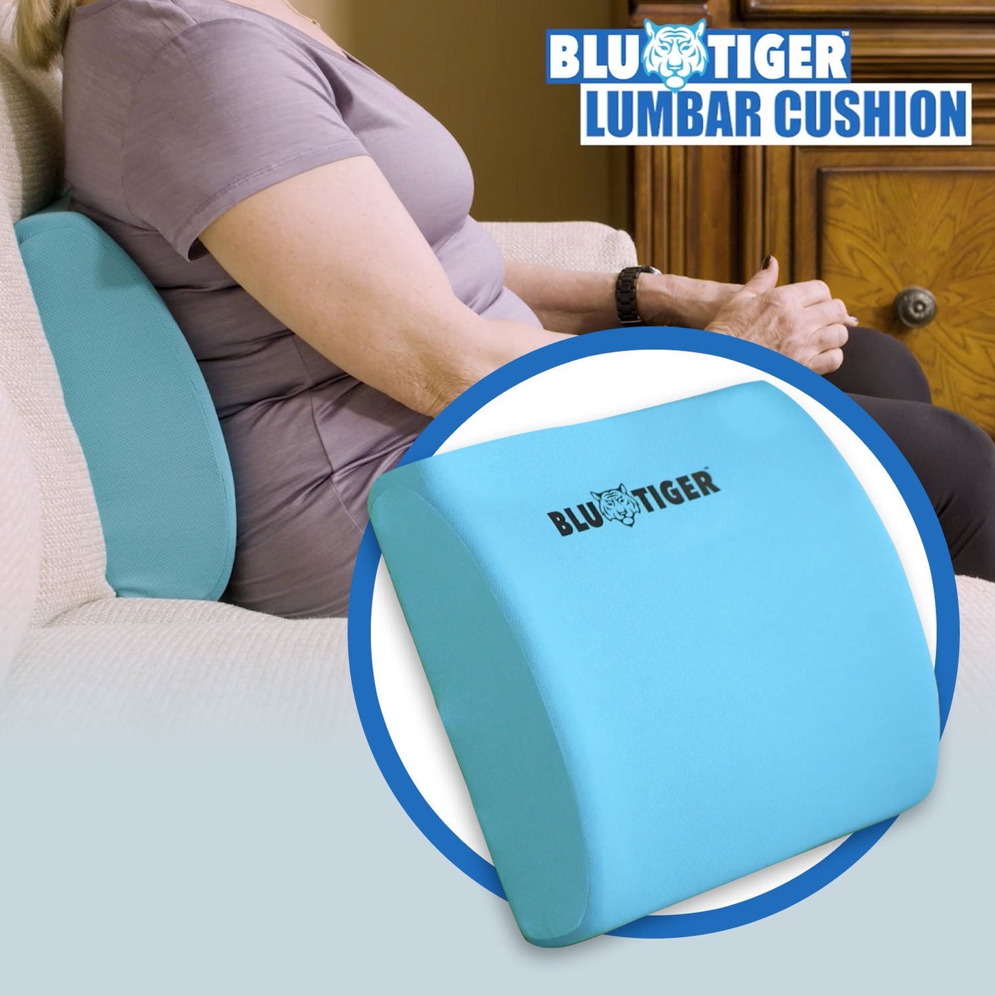 BluTiger Lumbar Support Cushion