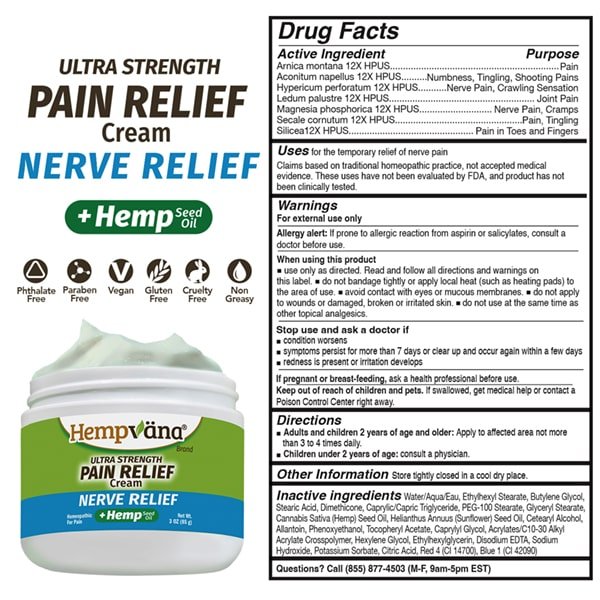 Hempvana Nerve Relief Cream
